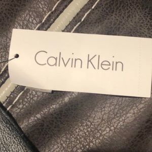 Brand new Calvin Klein gray and black blazer